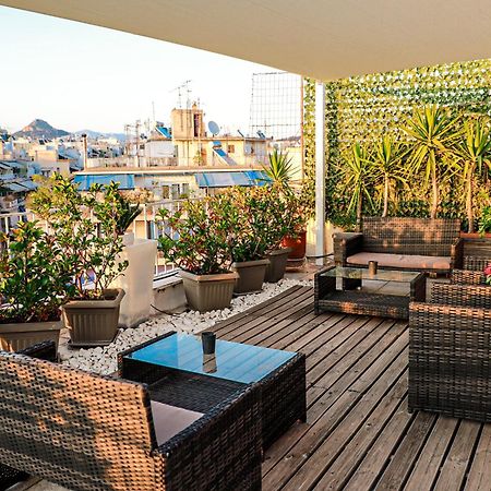 Renovated Studio With Roof Garden Access, 15 M Walk To Acropolis Apartment Athens Ngoại thất bức ảnh